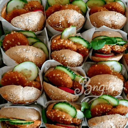 Syrový miniburger