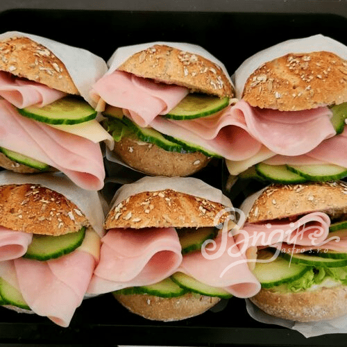 Šunkový miniburger